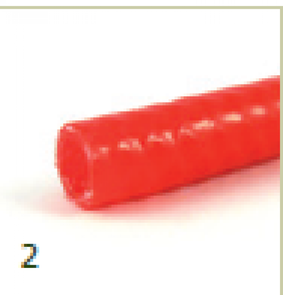 Industrieschlauch rot 5x1,5mm