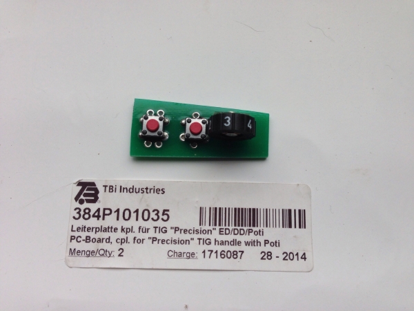 Modul P1, Doppeltaster mit Poti, 10K