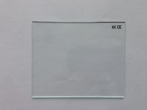 Vorsatzglas 90x110mm, gestempelt